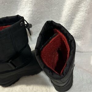 Kamik Rocket Black and Red Winter Boots